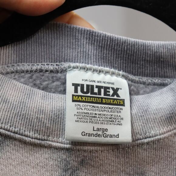 Grateful Dead Tie Dye appliqued Sweatshirt Size L - Picture 6 of 6